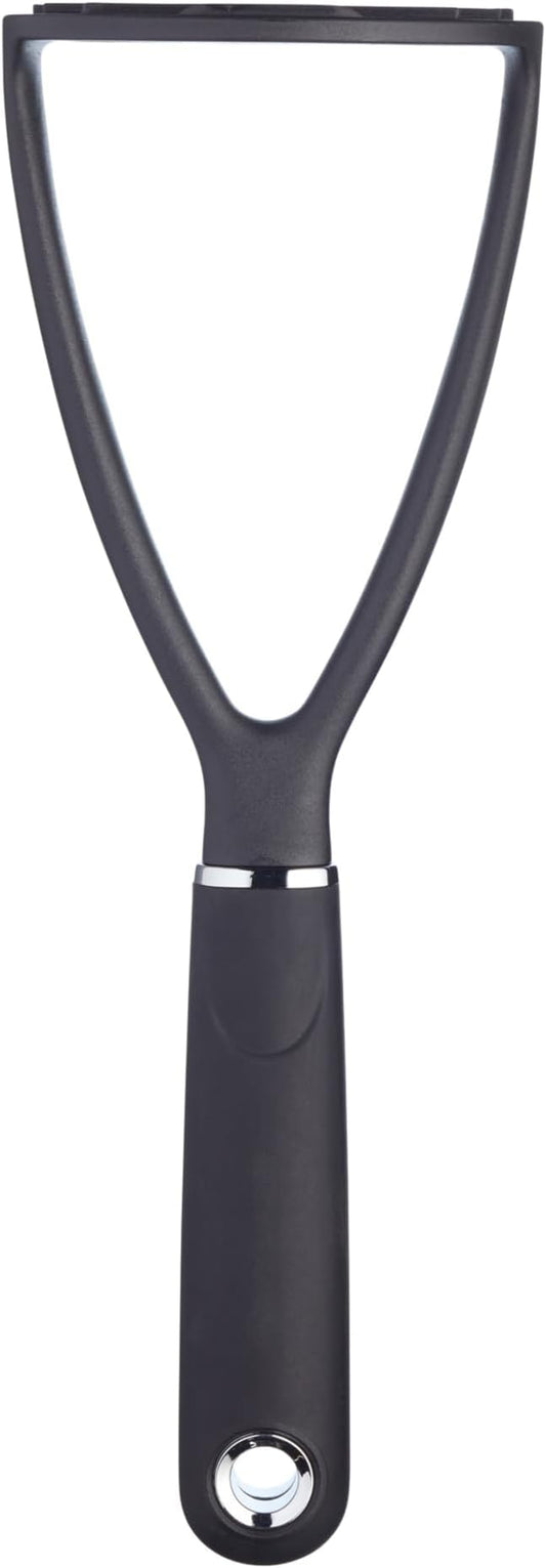 MasterClass Potato Masher with Soft Grip Handle, Non Stick Safe Nylon, 34 cm