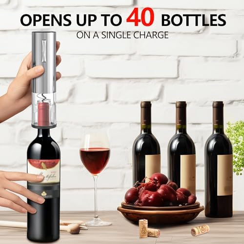 4-in-1 Rechargeable Electric Wine Opener Wine Aerator Gift Se