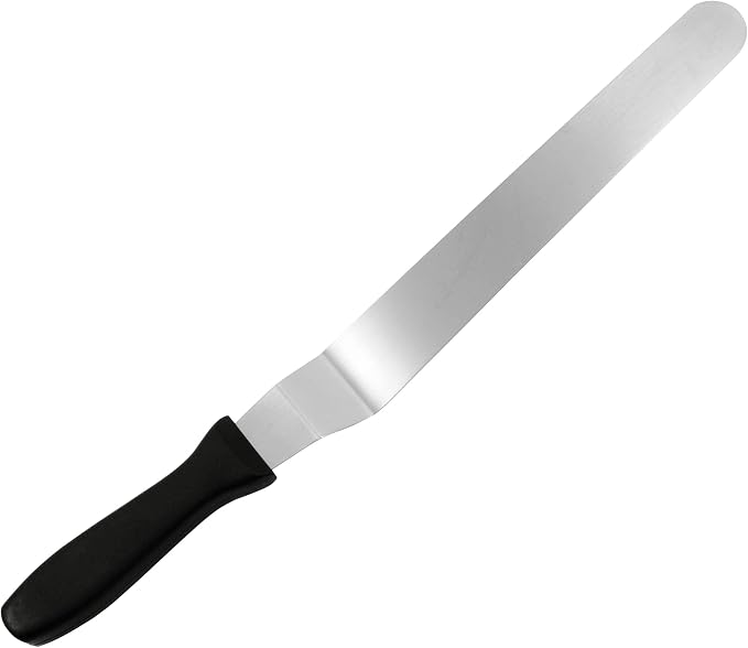 Fat Daddio's SPAT-12OS Stainless Steel Offset Spatula, 12 Inch