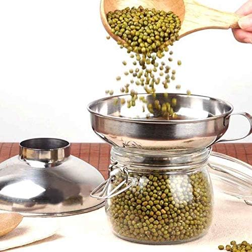 Canning Funnel Set, 2 Sizes Wide Mouth Stainless Steel