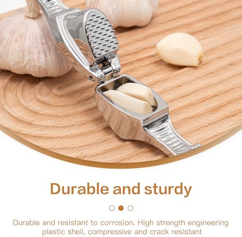 Kitchen Premium Garlic Press - Zinc Alloy