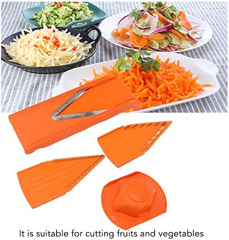 Adjustable Mandoline er for Kitchen,Ultra Sharp V-Blade Vegetable er with Container,Slicer Vegetable Cutter,Julienne er, Potato er for,Onion,Tomato Lemon