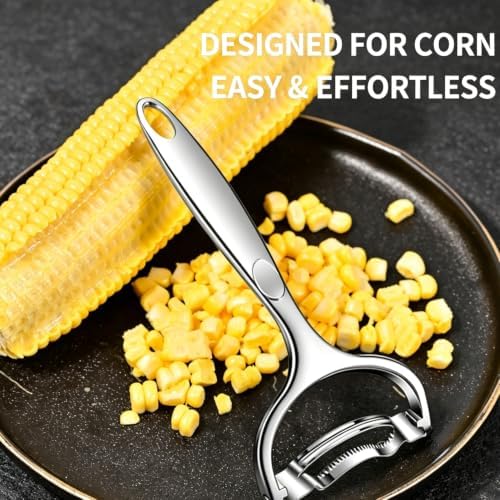 Corn Peeler for Home Cooks & Grill Lovers, for Easy Kernel Removal