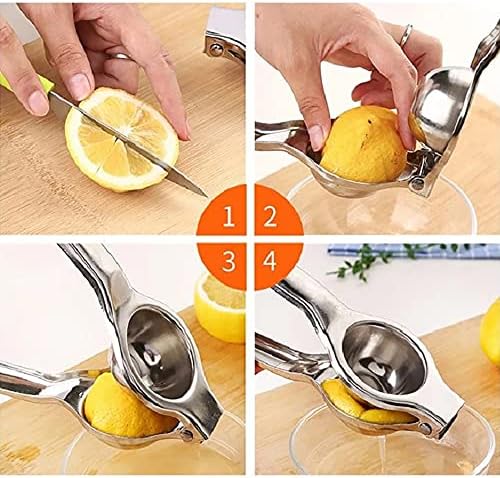 Mayata 2PCS Stainless steel manual juicer juicer juicer squeezer home orange lemon squeezed lemon juice