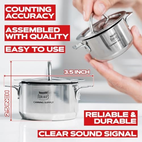 FORJARS Mechanical Kitchen Timer-for Cooking Wind up-Manual timers 60-Minute-Clock with Loud Alarm-No Batteries Required-Ideal for Food