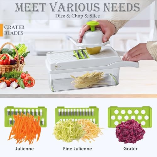 Vegetable Chopper Mandoline Slicer Home Kitchen Appliance Essential Gadget