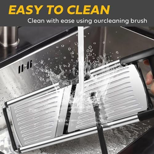 Mandoline Slicer for Kitchen, Stainless Steel adjustable Mandoline slicer