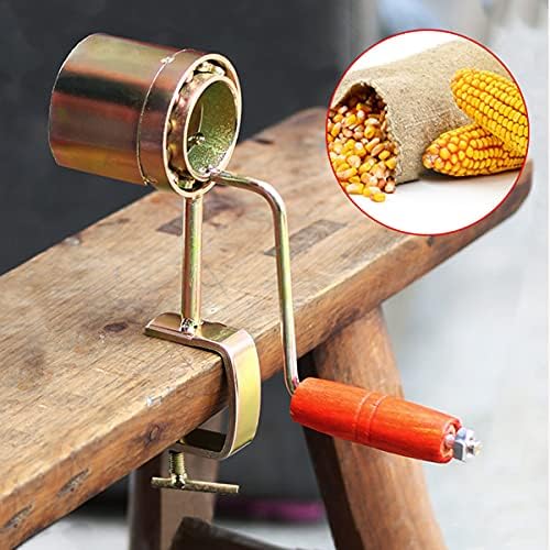 Corn Sheller Machine Hand Crank,Dry Corn Sheller for Popcorn,Corn Thresher & Peeling Corn,Corn Cob Stripper Tool,Corn on the cob Corn Peeler Thresher Shucker,for Farms and Families