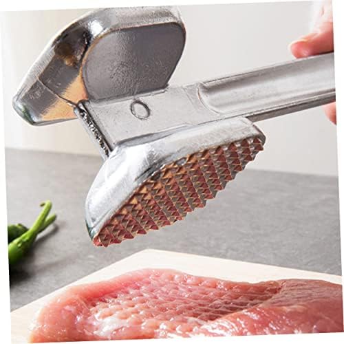MAGICLULU 2 pcs Heavy Duty Meat Tenderizer Tool Dual Sided Meat Mallet Hammer for Tenderizing Steak Chicken and Fish with Comfortable Grip Handle for Kitchen Use
