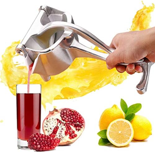 OldPAPA Citrus Manual Juicer, Lemon Squeezer Press, Portable Fruit Press, Multifunctional Manual Fruit Juicer, 0.5L Capacity, Aluminum, 150W
