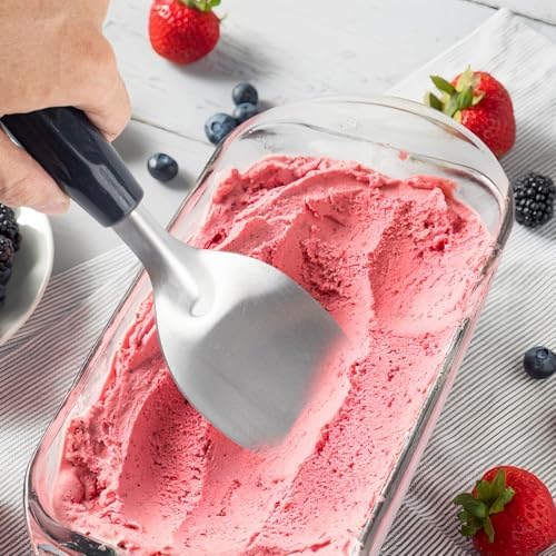 4 Pack Ice Cream Spade Heavy Duty - Stainless Steel Flat Ice Cream Scoop, Scooper for Hard or Creamy Dessert Spade Butter Cutter