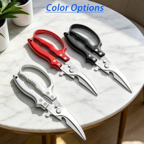 Heavy Duty Poultry Shears, Multi-functional Kitchen Scissors