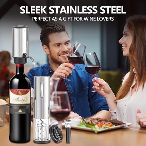 4-in-1 Rechargeable Electric Wine Opener Wine Aerator Gift Se