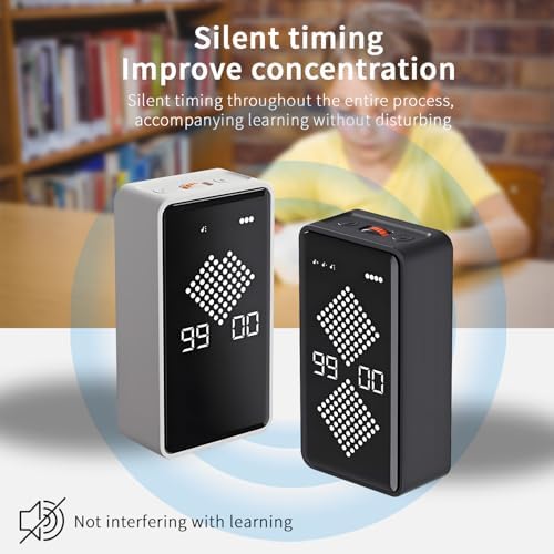 QUMOX F8 Hourglass Gravity Timer, 1–99 Minutes