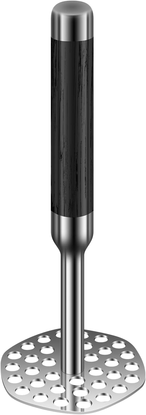 Potato Masher 316 Stainless Steel, Heavy Duty Masher Kitchen Tool & Mashed Potato Masher, Hand Potatoes Masher for Potatoes, Tomatoes, Avocados, Beans, Fruit & Vegetables