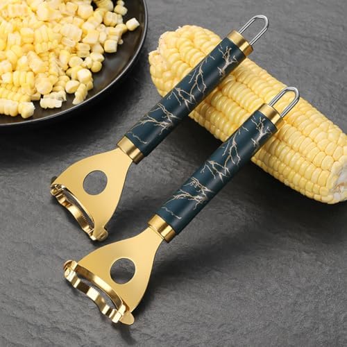 Corn Shucker, 2025 New Corn Peeler,Effortless & Fast - Effortless Corn Stripper,Durable Corn Peeler Corn Cob Stripper Tool,Time-Saving Convenience (2Pcs)