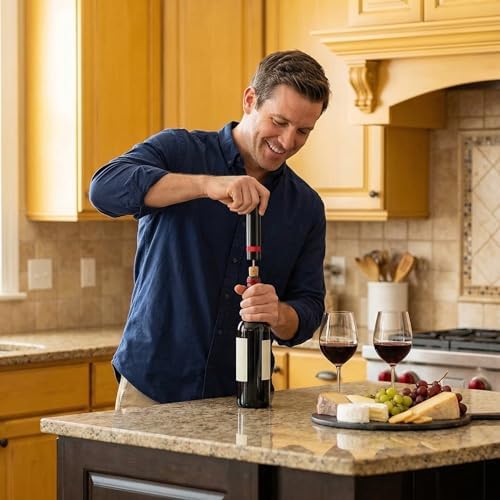 Wine Bottle Opener, Wine Opener 3pcs, Air Pressure Pump Bottle Opener, Portable Travel Pocket Design (3)