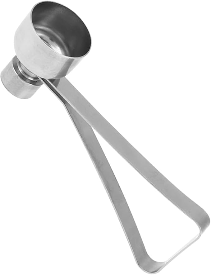 Stainless Steel Egg Cracker Topper and Shell Opener, Soft or Hard Boiled Egg Separator Tool