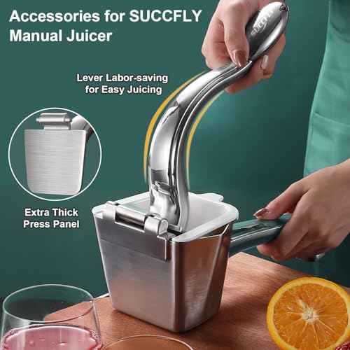 SUCCFLY Lemon Squeezer Accessories Handle Stainless Steel