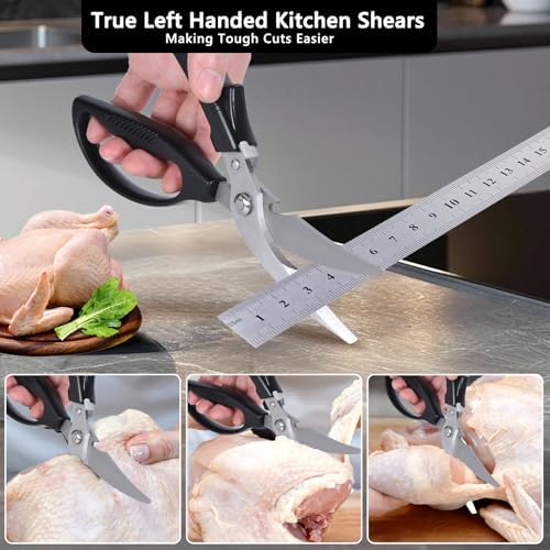 Left Handed Kitchen Scissors, Lefty Poultry Shears Kitchen Tools Utensils