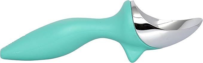 Tovolo Ice Cream Scoop Tropical Breeze Seafoam Green Dishwasher Safe Heavy Duty Ice Cream Scooper with Elevated Tilt Up Design, Heat Retaining Ice Cream Scoops with Non Slip Handle for Cookie Dough