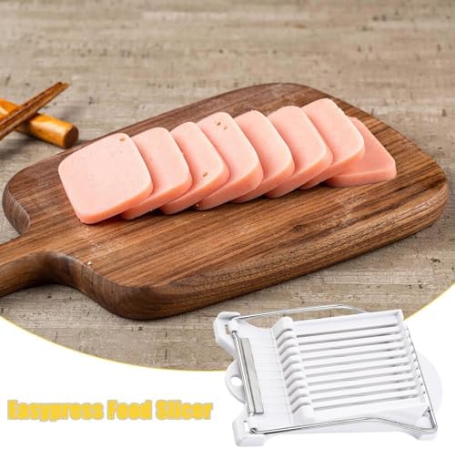 Cheese Slicer Cutter Tool | Luncheon Meat Slicer | Tomato Slicer Kit, Stainless Steel Luncheon Meat Slicer, Handheld Quick Slicer Evenly Strong For Cheese, Ham, Avocado, Hot Dogs
