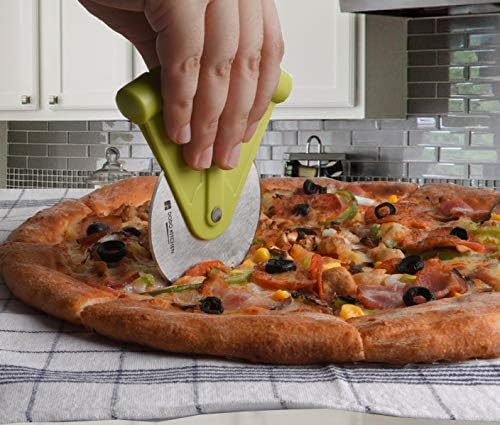 Cooking Scissors – Stainless-Steel Food Scissors – Kitchen Scissors for Meat, Vegetables and Herbs – Multifunctional Shears with Blade Cover and Pizza Slicer – Heavy Duty Meat Shears