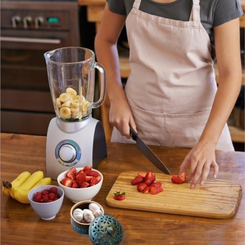Garlic Keeper, Peacock Blue Garlic Holder with Lid Hollow Flower Ceramic Storage Jar for Kitchen