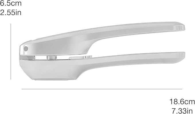 Zyliss Susi 4 Garlic Press - Garlic Crusher for Efficient Mincing - Odor-Free Hands - Large Chamber Made of Durable Stainless Steel - Mess-Free Kitchen Gadget - PFAS-Free Non-Stick Coating - Silver