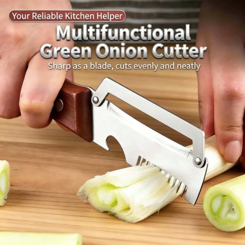 2026 Upgrade 3-in-1 Multifunctional Vegetable Peeler Set, Scallion Shredder and Bottle Opener Fruit and Vegetables(2Pcs)