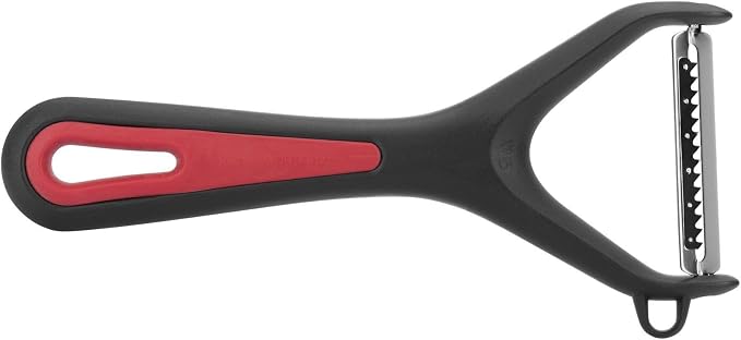 Westmark Germany Stainless Steel Julienne Vegetable Peeler (Red/Black)