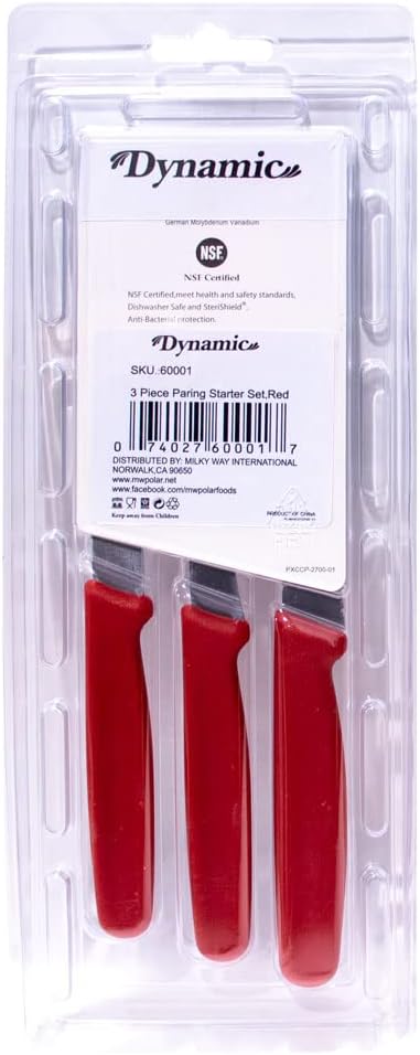 Dynamic 3 Piece Paring Starter Set in Red, large