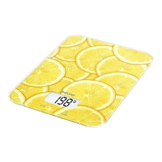 Beurer Lemon KS 19 Kitchen Scales with Pattern