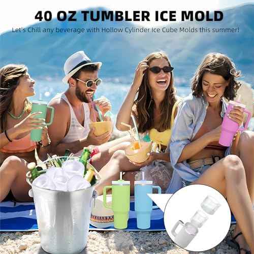 Tcamp Ice Mold for Stanley Cup 30-40 oz Tumbler Cup Ice Mold