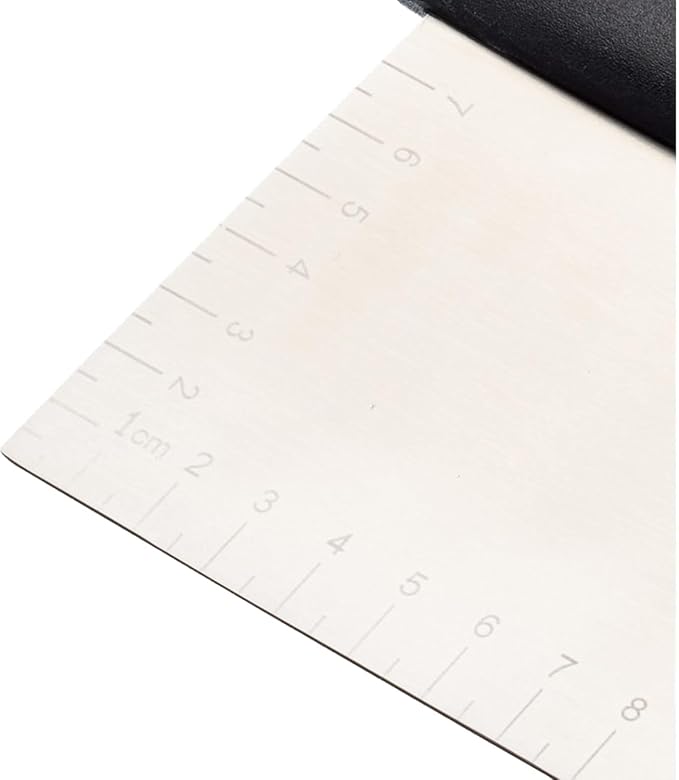 MasterClass Stainless Steel Dough Scraper/Cutter, Silver, 15 x 7.5 cm
