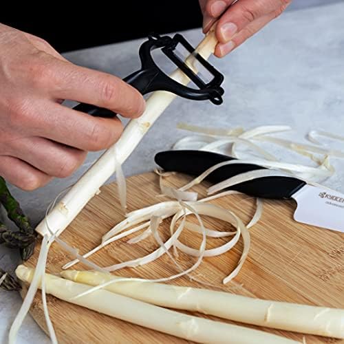 KYOCERA Fruit & Vegetable No-Rust, Ultra-Sharp Ceramic Y-Peeler