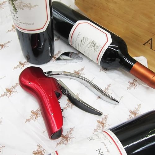 KAYCROWN Professional Zinc Alloy Power Wine Opener Corkscrew Built-in Foil Cutter Premium Lever Corkscrew Waiter Wine Opener Kit Bottle Opener