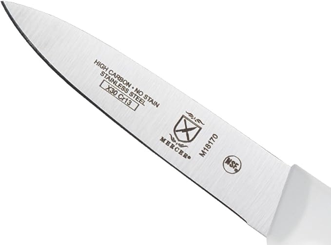 Mercer Culinary Ultimate White 8-Inch Chef's Knife and 3-Inch Paring Knife