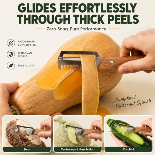 All-in-One Vegetable Peeler for Kitchen: Scallion Shredder