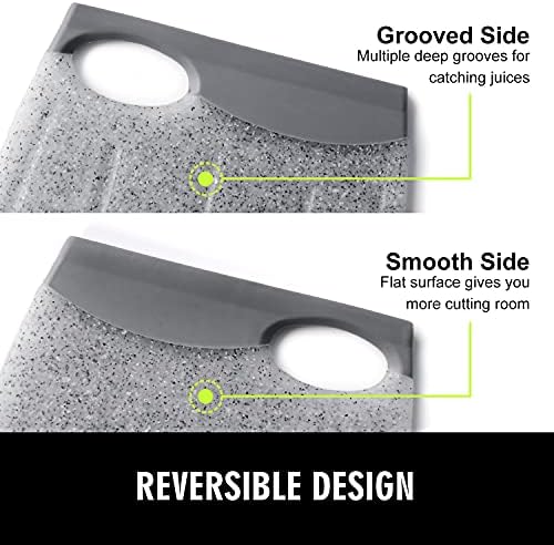7.48" Small Plastic Cutting Board for Small Kitchen Task (Grey)
