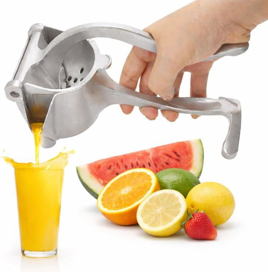 Heavy duty manual juicer hand press fruit juice squeezer -Lemon juice Squeezer Manual, Non-Slip, Easy to Use & Clean, 8.7" Length with 0.6L Capacity Efficient Extraction of Citrus and Other Fruit
