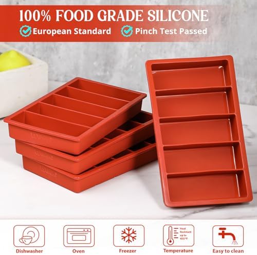 Webake Silicone Tray Dividers for Harvest Right Set of 4, Perfect Fit Medium and Small Trays, BPA Free Molds for Harvest Right Freeze Dryer Accessories