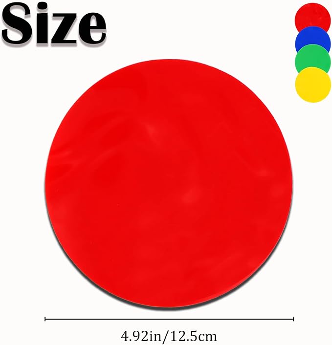 Rubber Jar Opener Gripper Pad-Jar Opener for Weak Hands-Silicone Heat Insulation Pad Round-Rubber Grippers for Opening Jars | Ideal for seniors and arthritis hands. Non-slip silicone provides extra grip to open tough jars effortlessly.