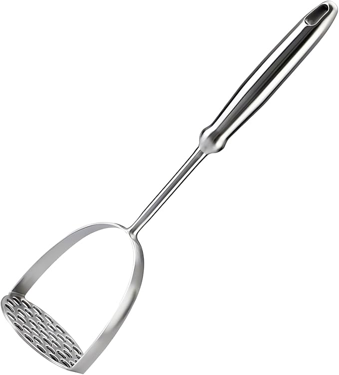 GREATLINK Potato Masher,Heavy Duty Stainless Steel kitchen Steel Potato Masher,Mashed Potatoes,Vegetables and Fruits.
