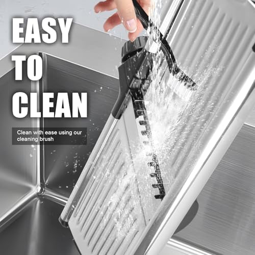 Mandoline Slicer for Kitchen, Adjustable Vegetable Slicer