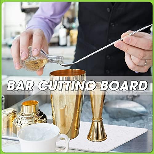 Lounsweer Small Plastic Cutting Board Kitchen, 6" X 10", White