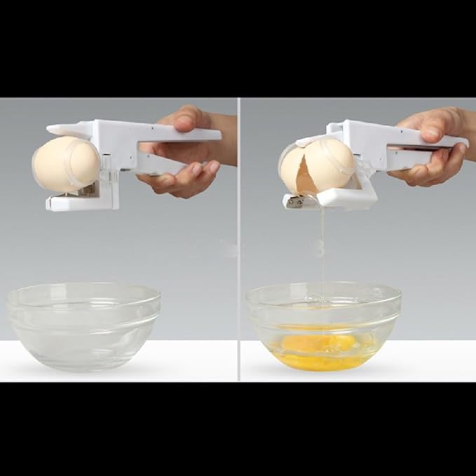 Egg Cracker Egg Separator Egg Cutter-Automatic Egg Cracking Tool