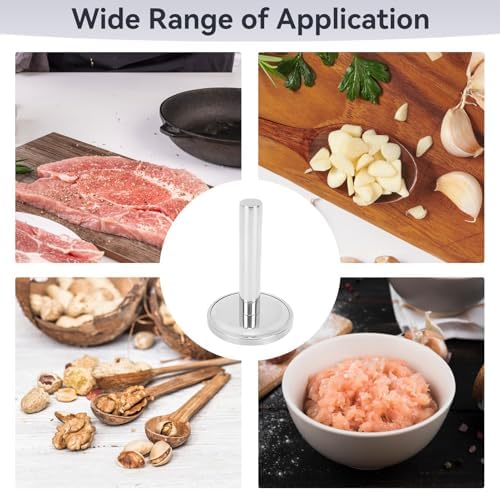 Meat Masher, Meat Mallet Meat Tenderizer Tool Meat Hammer Stainless Steel Meat Pounder Meat Pounder Cooking Mallet Meat Pounder Flattener