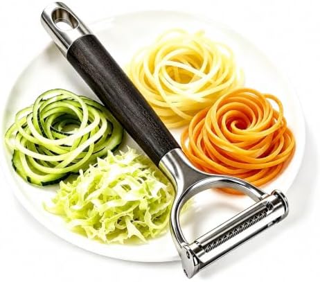 2-in-1 Julienne Peeler Vegetable Peeler for Kitchen, julian tool
