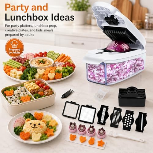 13-in-1 Vegetable Chopper, Box Chopper for Vegetables